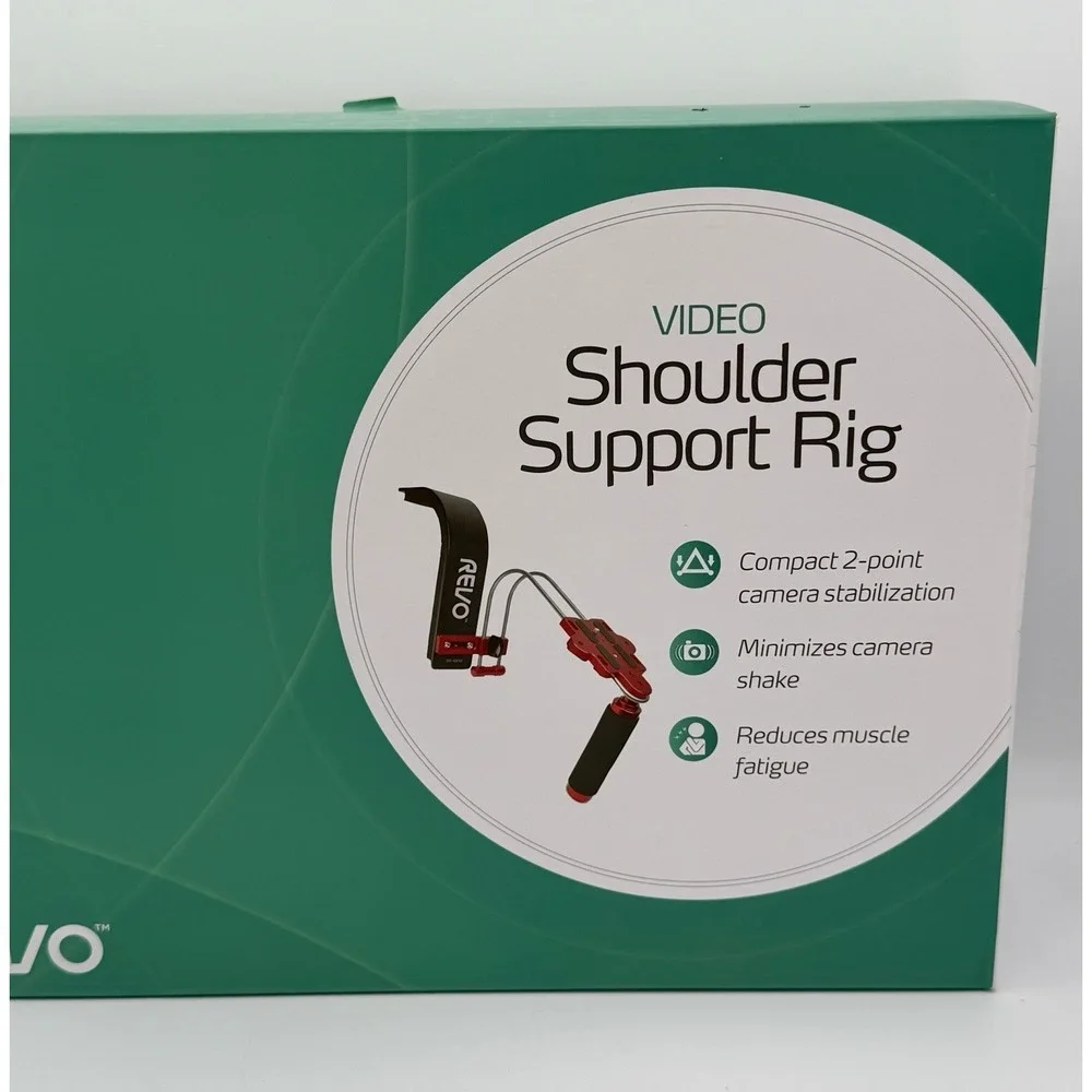 Revo SR-1000 Video Shoulder Support Rig Red NEW